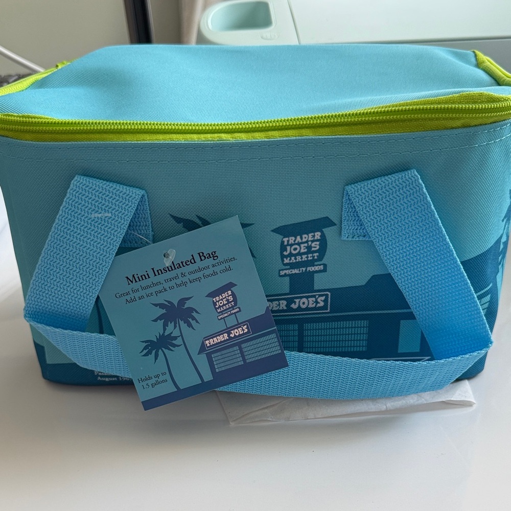 Trader Joe's Blue Mini Insulated Bag